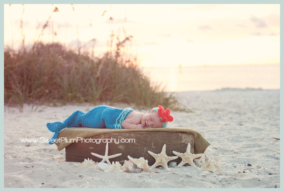 Beach Newborn Photography